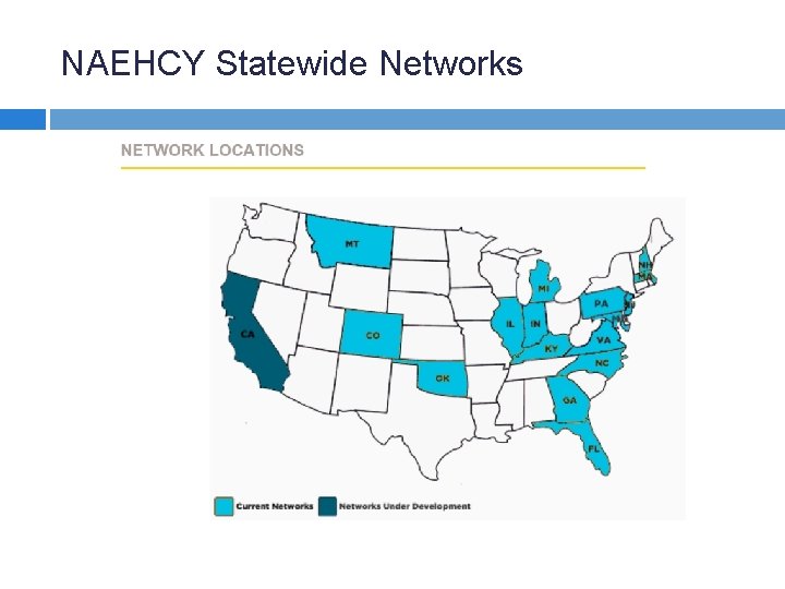 NAEHCY Statewide Networks 