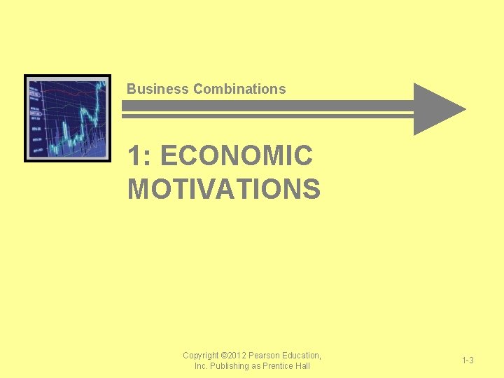 Business Combinations 1: ECONOMIC MOTIVATIONS Copyright © 2012 Pearson Education, Inc. Publishing as Prentice