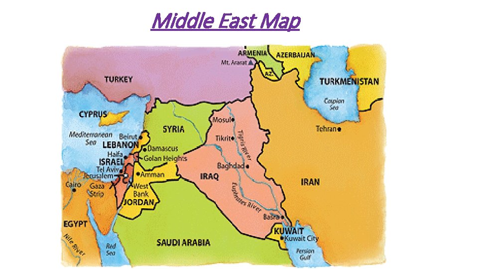 Middle East Map 