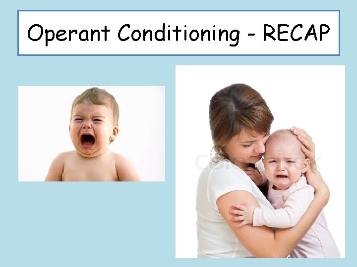 Operant Conditioning - RECAP 