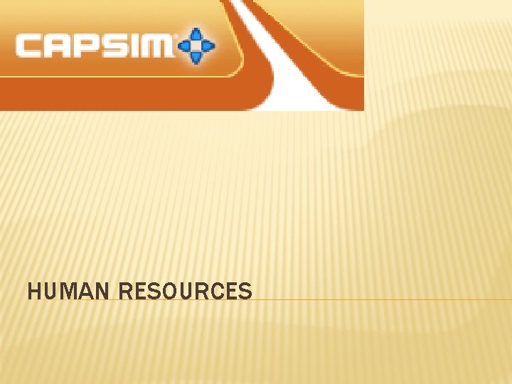 HUMAN RESOURCES 