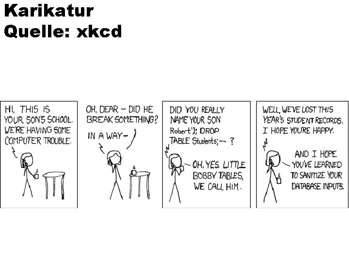 Karikatur Quelle: xkcd 