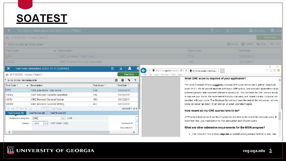 SOATEST reg. uga. edu 5 