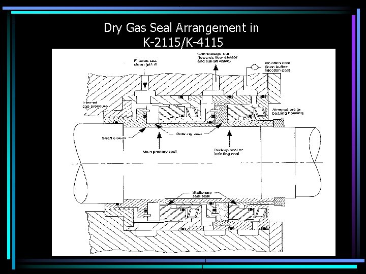 Dry Gas Seal Arrangement in K-2115/K-4115 