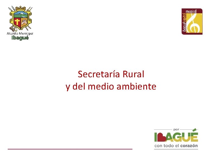 Secretaría Rural y del medio ambiente 