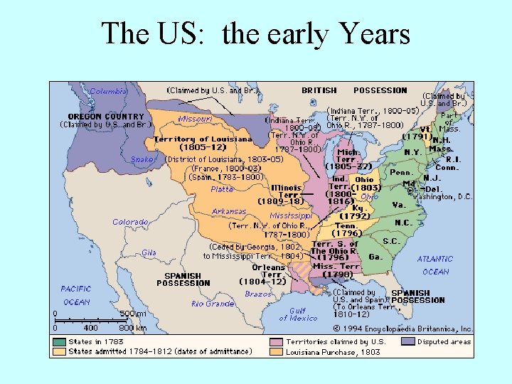 The US: the early Years 