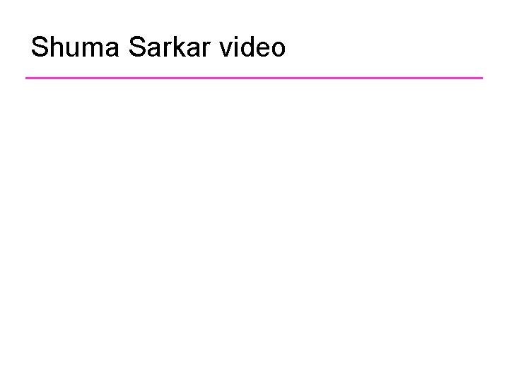 Shuma Sarkar video 