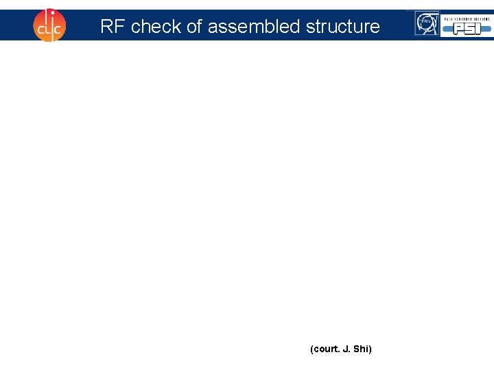 RF check of assembled structure (court. J. Shi) 