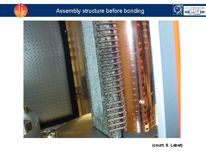 Assembly structure before bonding (court. S. Lebet) 