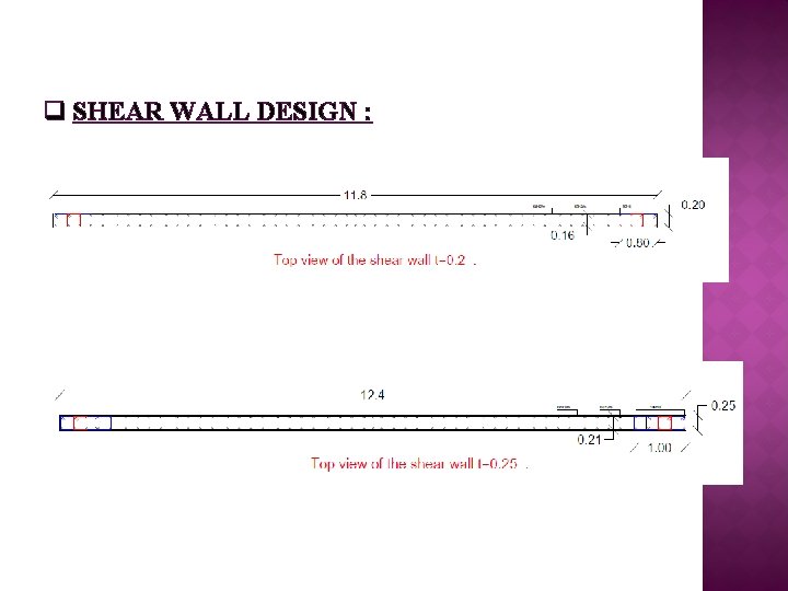 q SHEAR WALL DESIGN : 