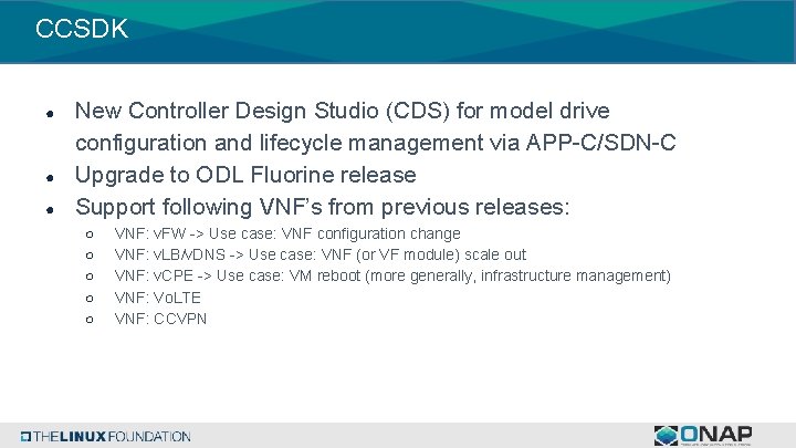 CCSDK ● ● ● New Controller Design Studio (CDS) for model drive configuration and