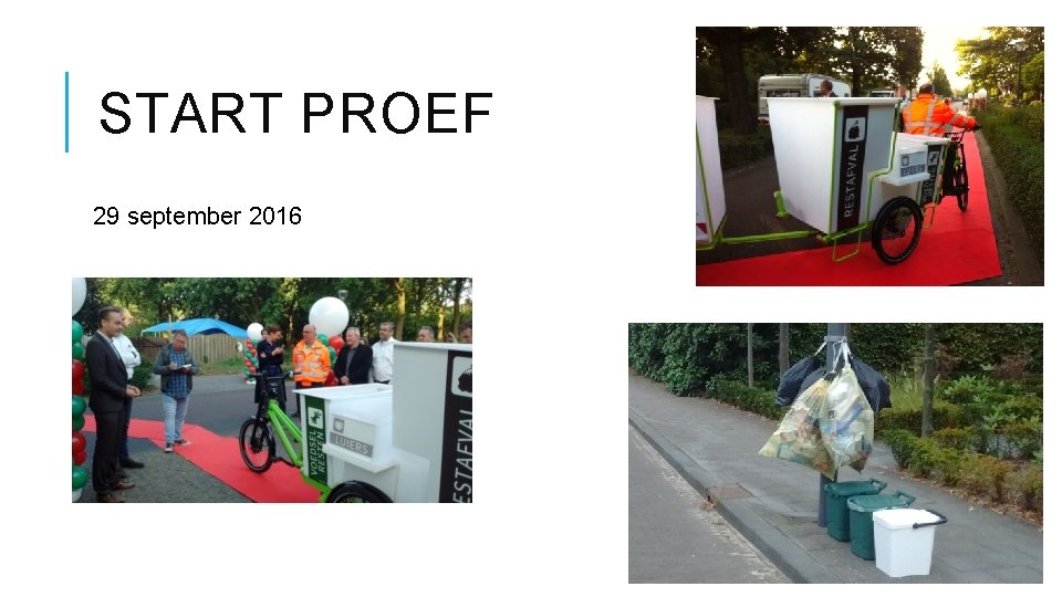 START PROEF 29 september 2016 