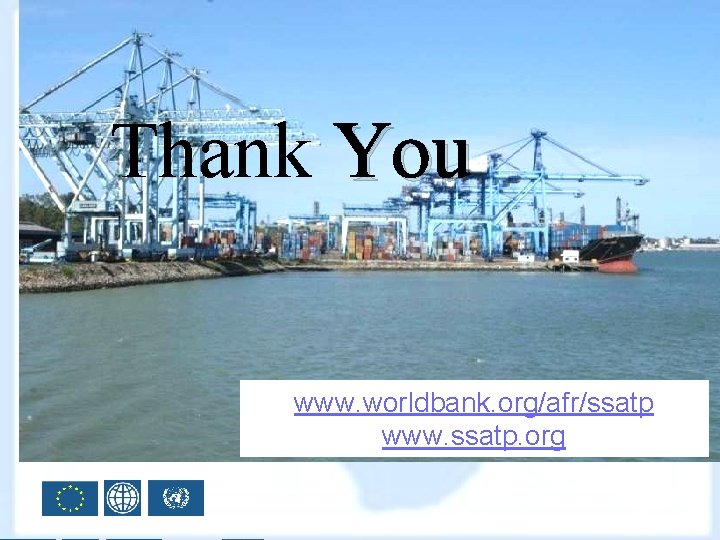 Thank You www. worldbank. org/afr/ssatp www. ssatp. org 