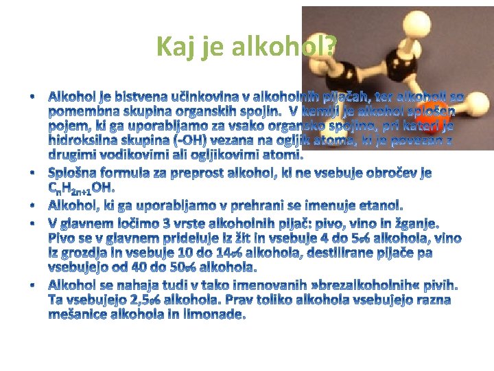 Kaj je alkohol? 