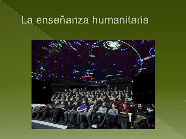 La enseñanza humanitaria 