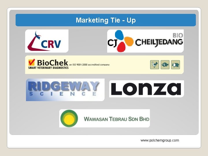 Marketing Tie - Up www. polchemgroup. com 