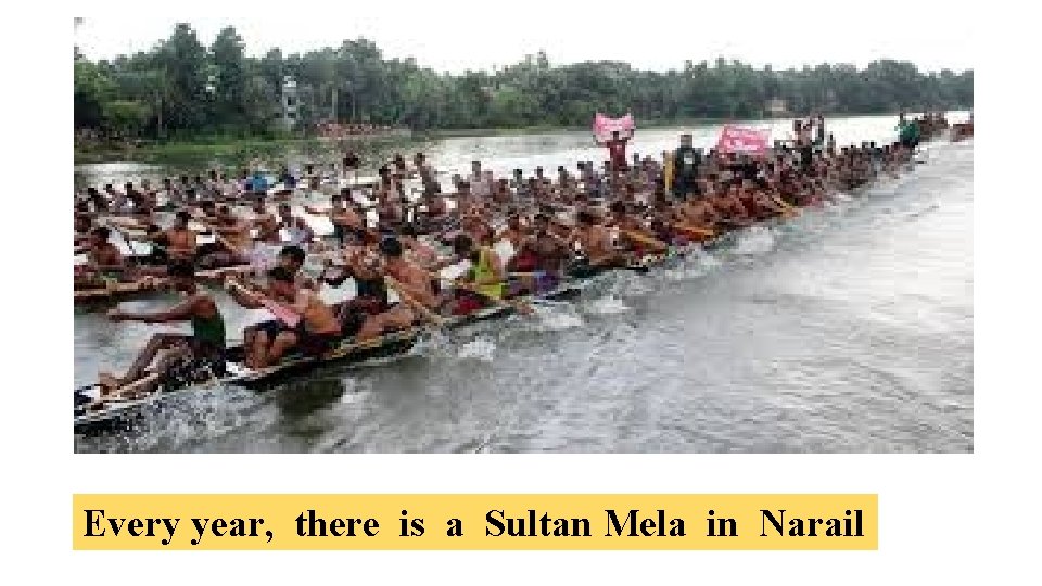 Every year, there is a Sultan Mela in Narail 