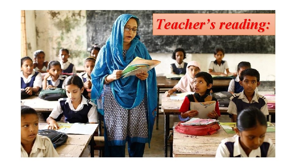 Teacher’s reading: 