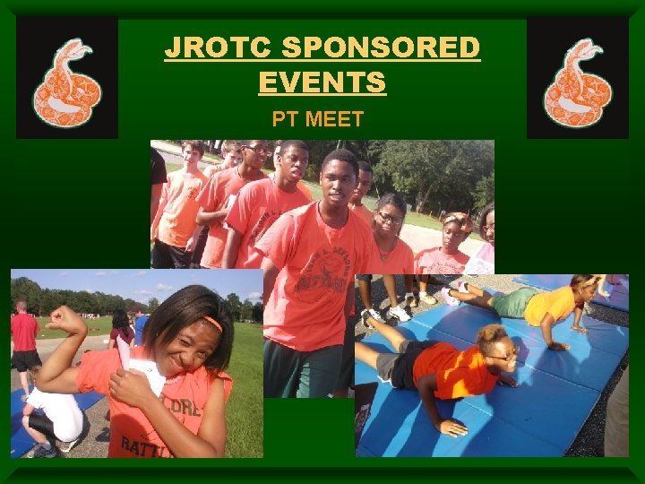 JROTC SPONSORED EVENTS PT MEET 42 