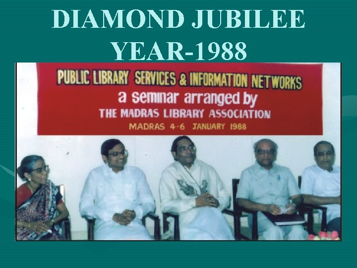 DIAMOND JUBILEE YEAR-1988 