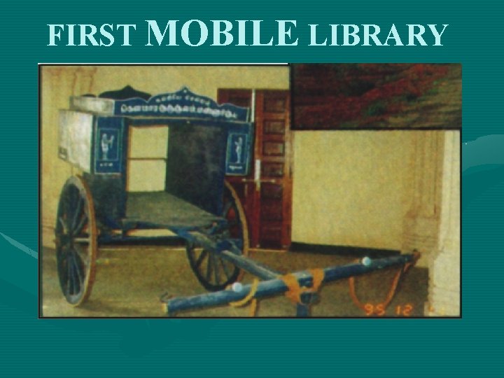FIRST MOBILE LIBRARY 
