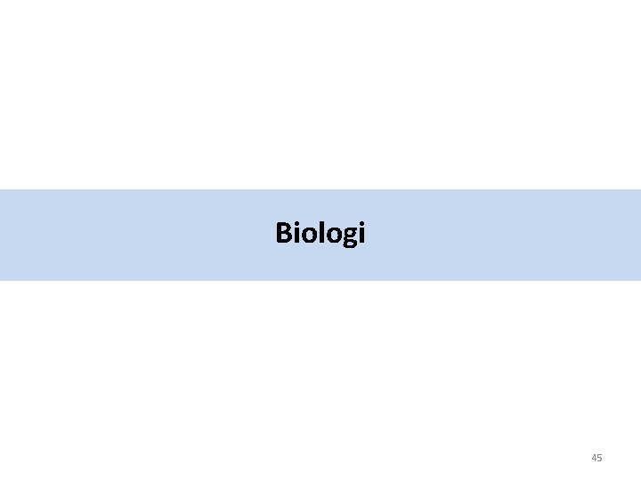 Biologi 45 