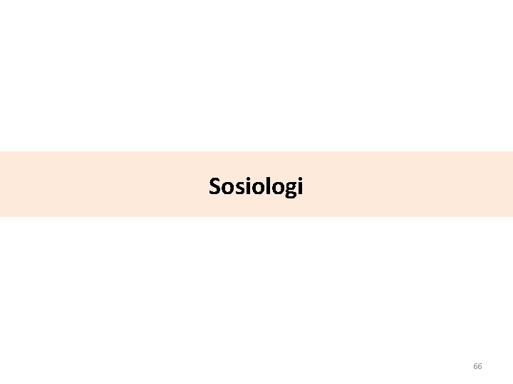 Sosiologi 66 