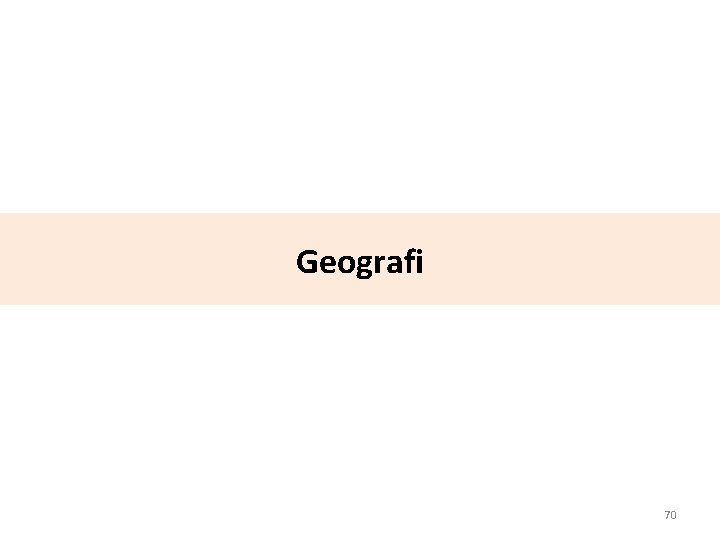 Geografi 70 