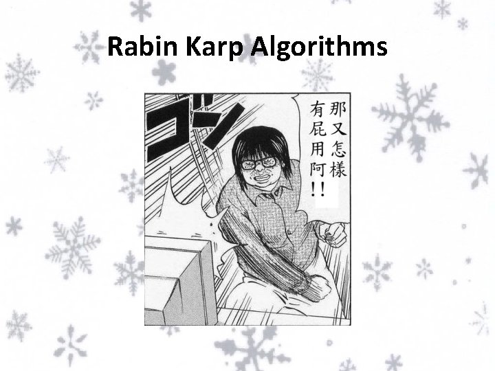 Rabin Karp Algorithms 