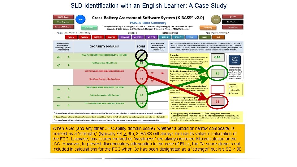 SLD Identification with an English Learner: A Case Study When a Gc (and any