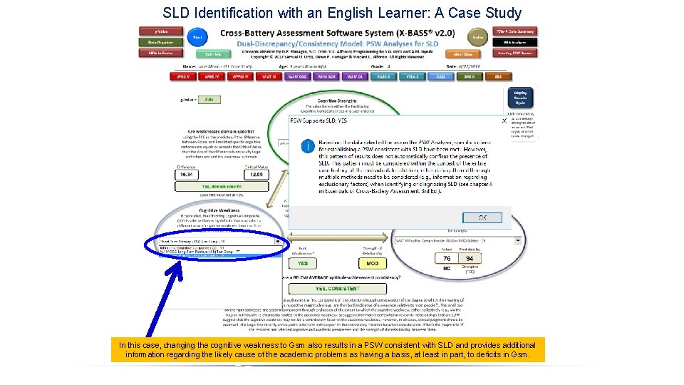 SLD Identification with an English Learner: A Case Study In this case, changing the