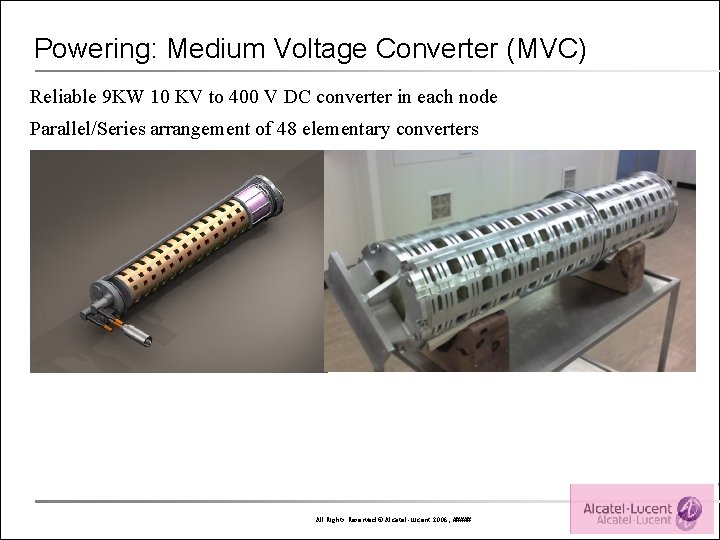 Powering: Medium Voltage Converter (MVC) Reliable 9 KW 10 KV to 400 V DC