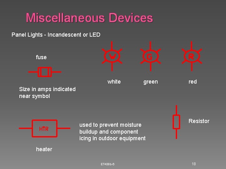 Miscellaneous Devices Panel Lights - Incandescent or LED fuse white green red Size in Miscellaneous Devices Panel Lights - Incandescent or LED fuse white green red Size in