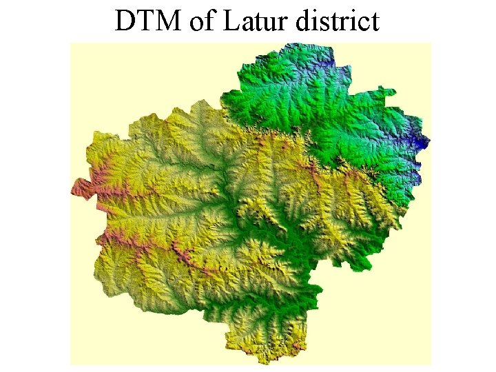 DTM of Latur district 