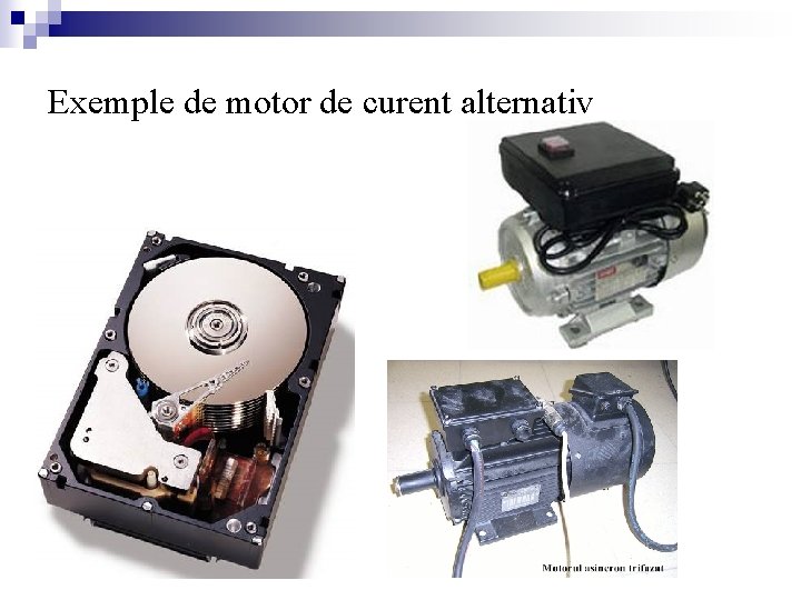 Exemple de motor de curent alternativ 