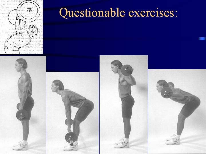 Questionable exercises: 