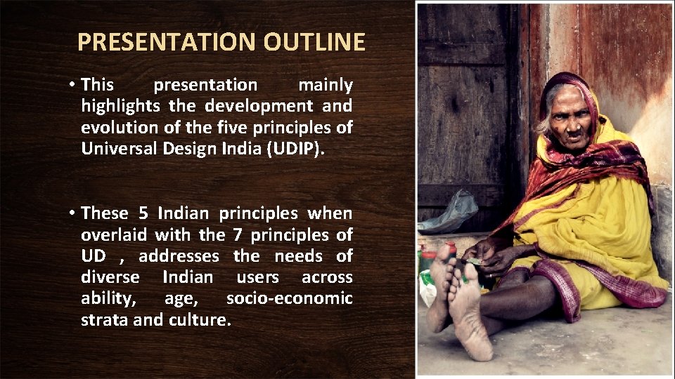 PRESENTATION OUTLINE • This presentation mainly highlights the development and evolution of the five