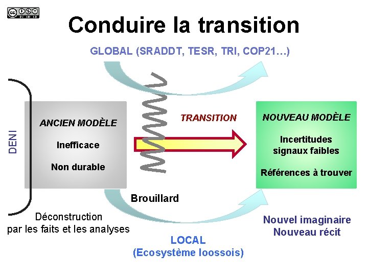 Conduire la transition VERS UN NOUVEAU MODÈLE… GLOBAL (SRADDT, TESR, TRI, COP 21…) TRANSITION