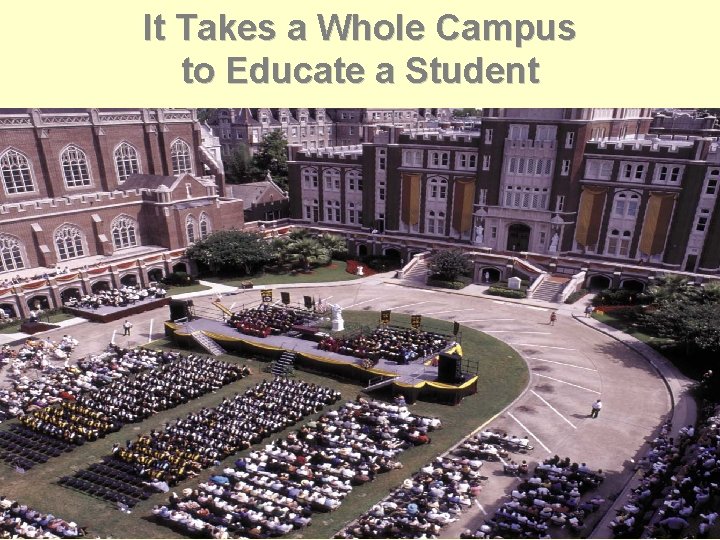 It Takes a Whole Campus to Educate a Student 