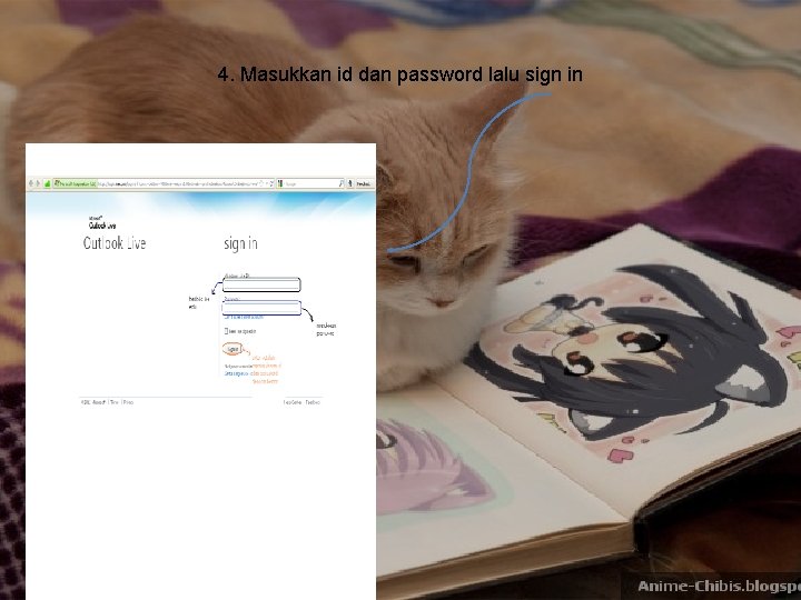 4. Masukkan id dan password lalu sign in 