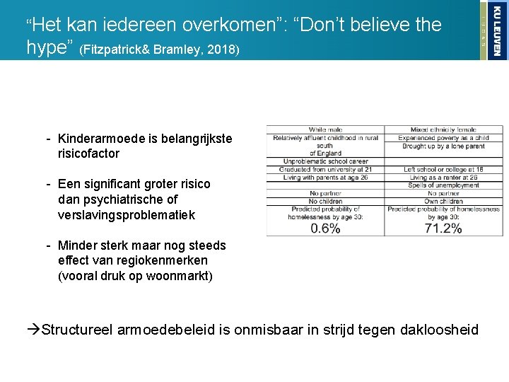 “Het kan iedereen overkomen”: “Don’t believe the hype” (Fitzpatrick& Bramley, 2018) - Kinderarmoede is