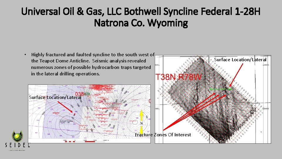 Universal Oil & Gas, LLC Bothwell Syncline Federal 1 -28 H Natrona Co. Wyoming