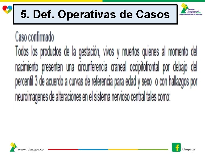 5. Def. Operativas de Casos 