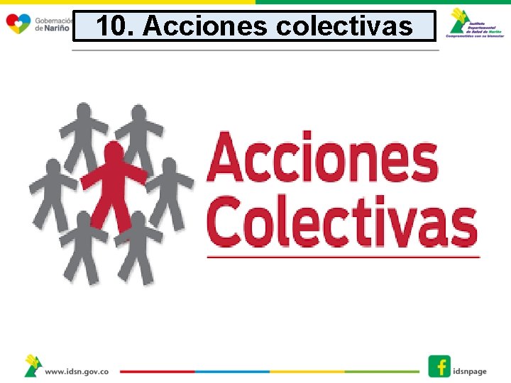 10. Acciones colectivas 