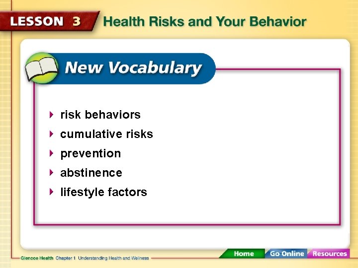 risk behaviors cumulative risks prevention abstinence lifestyle factors 