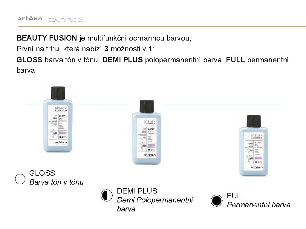 BEAUTY FUSION je multifunkční ochrannou barvou, První na trhu, která nabízí 3 možnosti v