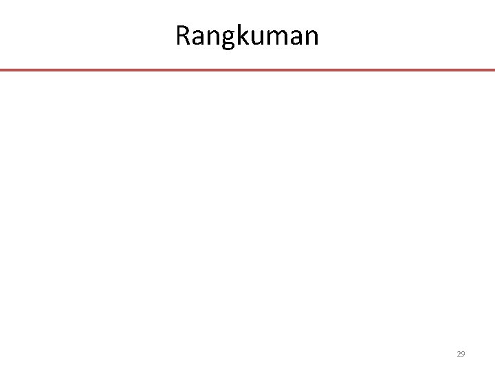 Rangkuman 29 