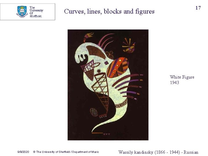 17 Curves, lines, blocks and figures White Figure 1943 9/9/2020 © The University of