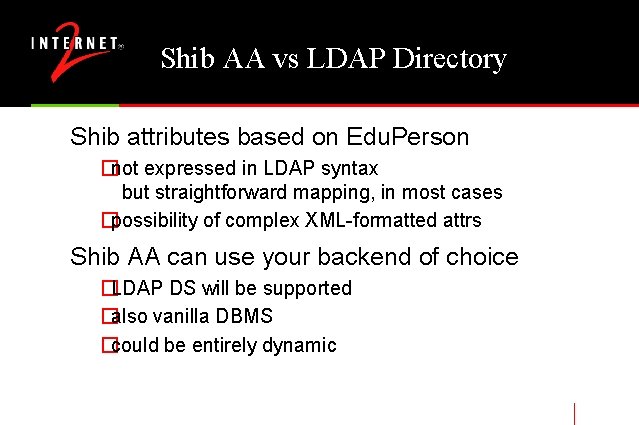 Shib AA vs LDAP Directory Shib attributes based on Edu. Person �not expressed in