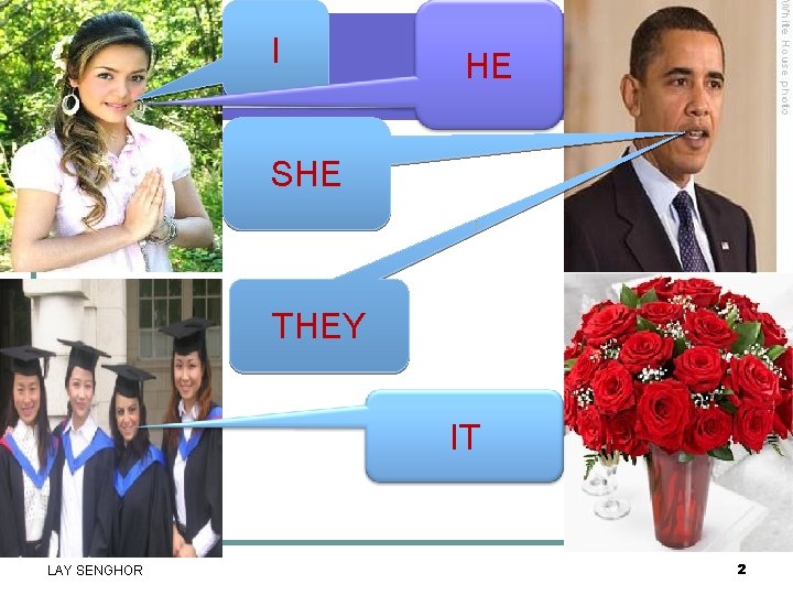 I HE SHE THEY IT LAY SENGHOR 2 